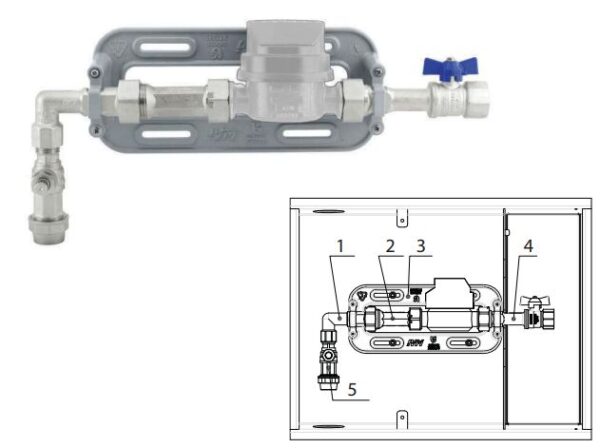 Kit Conecções metal padrão CAESB NTS 302